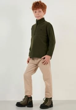 LELA Fleece Trui - Khaki