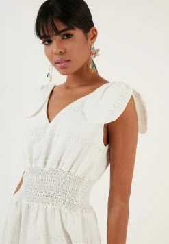 LELA Regular Fit - Jurk - Ecru -LELA Winkel 2ce108c7f30c46178fb380ad11ddbdb5