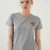 LELA T-Shirt Print - Grey-Melange -LELA Winkel 2e691a87c93e4d47bccee3e934b828d9