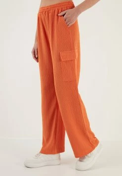LELA Regular Fit - Cargobroek - Orange -LELA Winkel 2ec2a387a833485f9fd831fca3051cbe