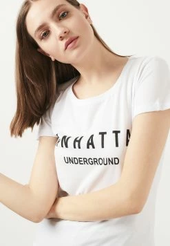 LELA T-Shirt Print - White -LELA Winkel 2eced1f640e444819176fbed737c7c16