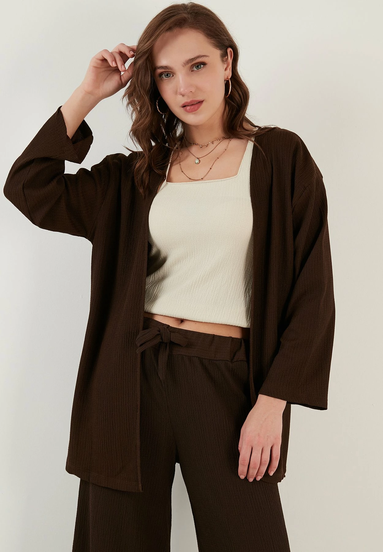 LELA Vest - Brown 7 LELA Vest - Brown - Afbeelding 5