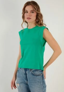 LELA Crew Neck- Top - Benetton Color -LELA Winkel 2fe690a09954407fa5bb5b70ff0cb9a8