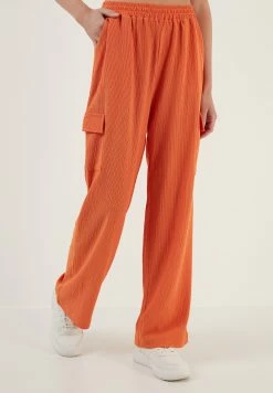 LELA Regular Fit - Cargobroek - Orange -LELA Winkel 304147c904ff453e89e78effc9022ee9