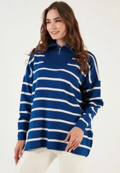 LELA Trui - Royal Blue/Light Stone -LELA Winkel 31afe36a80624612935158690696a8ca