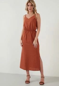 LELA Jurk - Brick Red -LELA Winkel 31cbd47a86a64ab2b0acef486e9321fa