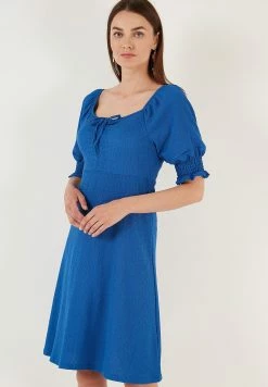 LELA Regular Fit - Jurk - Royal Blue -LELA Winkel 35cc8cfd35b1489c9b11215930b6030e