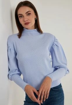 LELA Regular Fit - Trui - Blue -LELA Winkel 35ce740f660447b4ae6a28f8314760d7