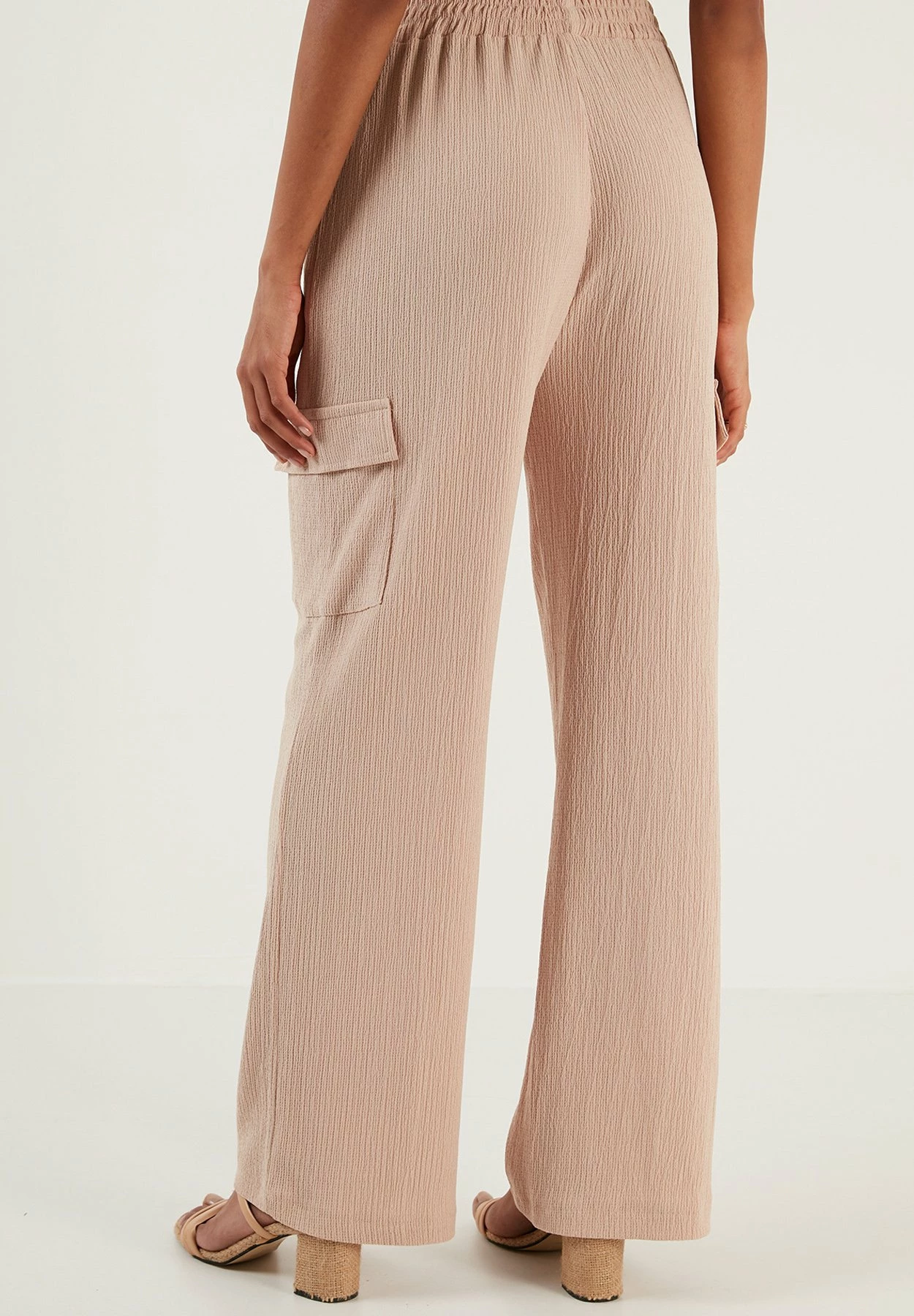 LELA Regular Fit - Cargobroek - Stone 5 LELA Regular Fit - Cargobroek - Stone - Afbeelding 3