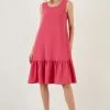 LELA Regular Fit- Jurk - Fuchsia -LELA Winkel 36655a1edc3040e19006da4ebaf493cb