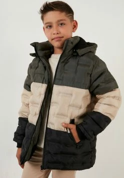 LELA Regular Fit - Winterjas - D.Khaki/Stone/Black -LELA Winkel 37913d62c09748e4852701bb3a467d70