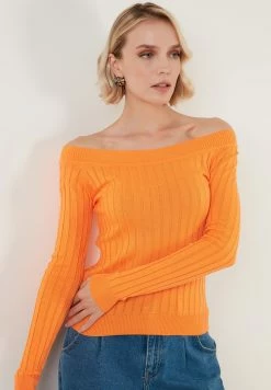 LELA Regular Fit - Trui - Orange -LELA Winkel 39fca68165134f69be298d70c4665b1e