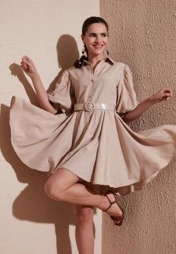 LELA Regular Fit - Blousejurk - Stone 14 LELA Regular Fit - Blousejurk - Stone -LELA Winkel 3a853fae21f84f7dbe13642d20981df3