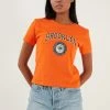 LELA T-Shirt Print - Orange