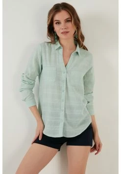 LELA Overhemdblouse - Mint -LELA Winkel 3c9e67ced4d141ad863f02421ef0e3be