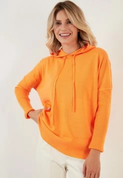 LELA Regular Fit - Hoodie - Orange -LELA Winkel 3d4c86cdda77489aa1a3224afaa3eeeb