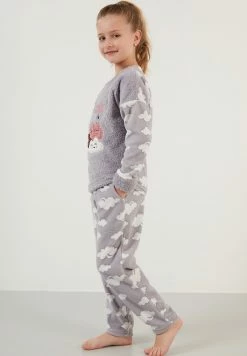 LELA Regular Fit Set - Pyjama - Grey -LELA Winkel 3da8ff8d02eb420a854b8f6832134c14