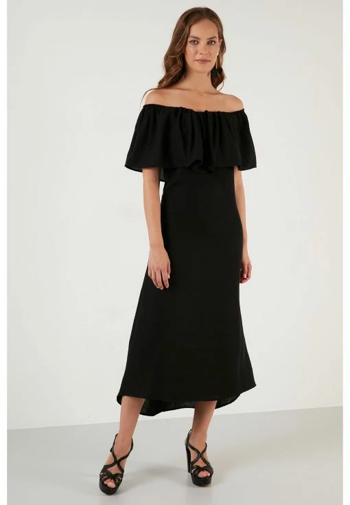 LELA Slim Fit - Jerseyjurk - Black -LELA Winkel 3df30300c0fd4afa8e64f22aacb8e319