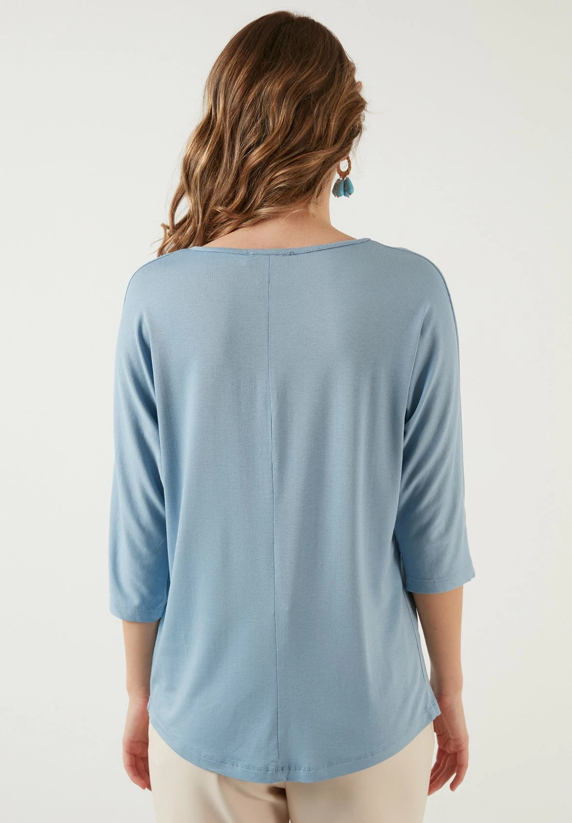 LELA Crew Neck- Longsleeve - Baby Blue 4 LELA Crew Neck- Longsleeve - Baby Blue - Afbeelding 2