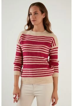 LELA Regular Fit - Trui - Beige Fuchsia 11 LELA Regular Fit - Trui - Beige Fuchsia -LELA Winkel 3f5ed5aea412422ca77c1df00c6a7848