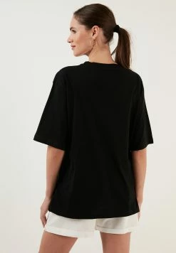 LELA Loose Fit - T-Shirt Basic - Black -LELA Winkel 3f606ee0196f46ed9cc4144004307484