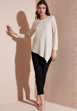 LELA Regular Fit - Blouse - Stone -LELA Winkel 400b2c9113524b0c8a18a4899393169f