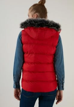 LELA Slim Fit - Bodywarmer - Red -LELA Winkel 40279d4eac91467883ee1f9b097282fd
