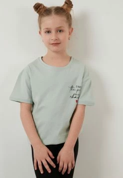 LELA Regular Fit T-Shirt And Leggins - Legging - Green -LELA Winkel 406517c9aeb04cb9a76d63cef3117eae