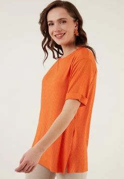 LELA Slim Fit - Blouse - Orange -LELA Winkel 4168fabb49904b0c915a81398ba1c6b5