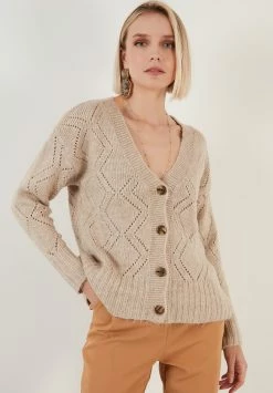 LELA Regular Fit - Vest - Beige -LELA Winkel 41bb61be33f94adeb1c8f0197d665770