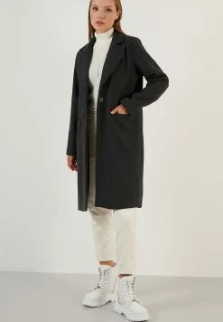 LELA Regular Fit - Mantel - Anthracite 7 LELA Regular Fit - Mantel - Anthracite -LELA Winkel 42b392c75a434c75adc8f9a1d7cbdfc9