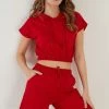 LELA Two Piece Set - Regular Fit - Shorts - Red -LELA Winkel 434aa27b612740d6b2a1cad7325524f8