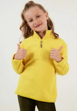 LELA Fleece Trui - Yellow -LELA Winkel 44818b0529cd48a4a5359d288f10cd95
