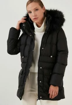 LELA Regular Fit - Winterjas - Black -LELA Winkel 45e1cd37ce6a4bd4baebbe89219a5183