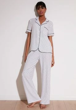 LELA Regular Fit Set - Pyjama - Ecru
