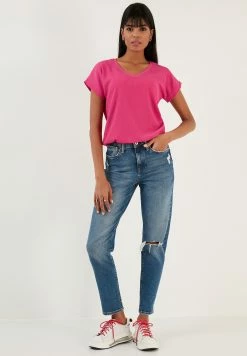LELA Regular Fit - Blouse - Fuchsia 9 LELA Regular Fit - Blouse - Fuchsia -LELA Winkel 472190aec4c24b8f824948246af3c98a