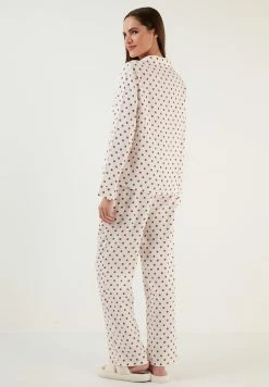 LELA Regular Fit - Pyjama - Ecru -LELA Winkel 4816c1fb414645d18fca77cc3c1fa91b