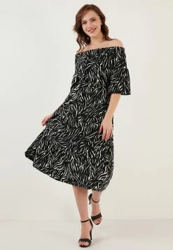 LELA Slim Fit - Jurk - Metallic Black 11 LELA Slim Fit - Jurk - Metallic Black -LELA Winkel 494202c2ab574618b11ce540289afb8f