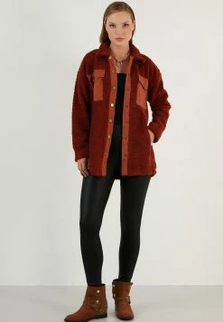 LELA Loose Fit - Fleecejas - Snuff Colored -LELA Winkel 4b4512b5b8ac4a50b45e6a96eb925516