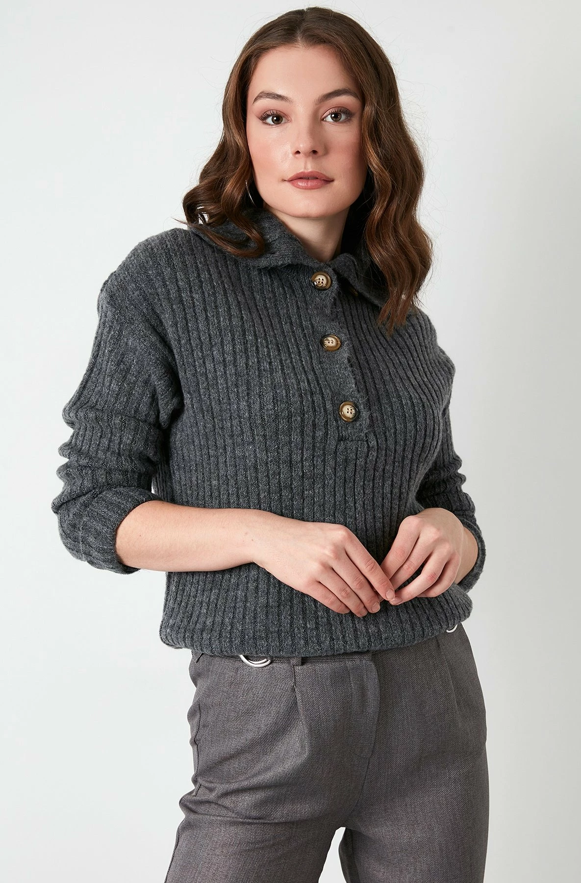 LELA Trui - Dark Grey 6 LELA Trui - Dark Grey - Afbeelding 4