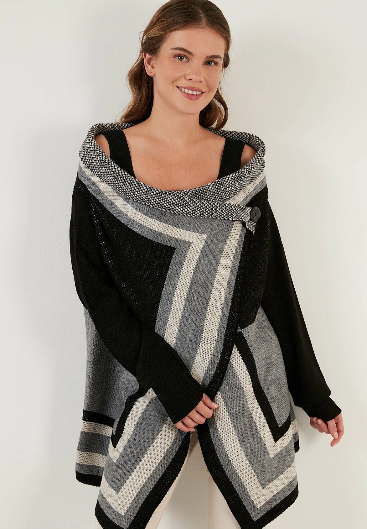 LELA Regular Fit - Vest - Black/Grey/Mink 3 LELA Regular Fit - Vest - Black/Grey/Mink