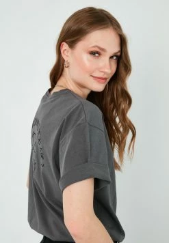 LELA T-Shirt Print - Anthracite -LELA Winkel 4ce3e534af8348f590b01e654de8fc9a