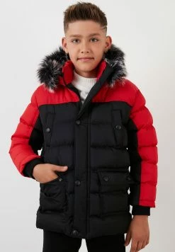 LELA Regular Fit - Winterjas - Red-Black -LELA Winkel 4edf29cacad14f6c8c6be4bd6bcf45c8