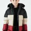 LELA Removable Hooded Inflatable - Winterjas - Black-Stone Color-Bordeaux -LELA Winkel 4ffac4c1c8aa42778f4dc0f51a687011