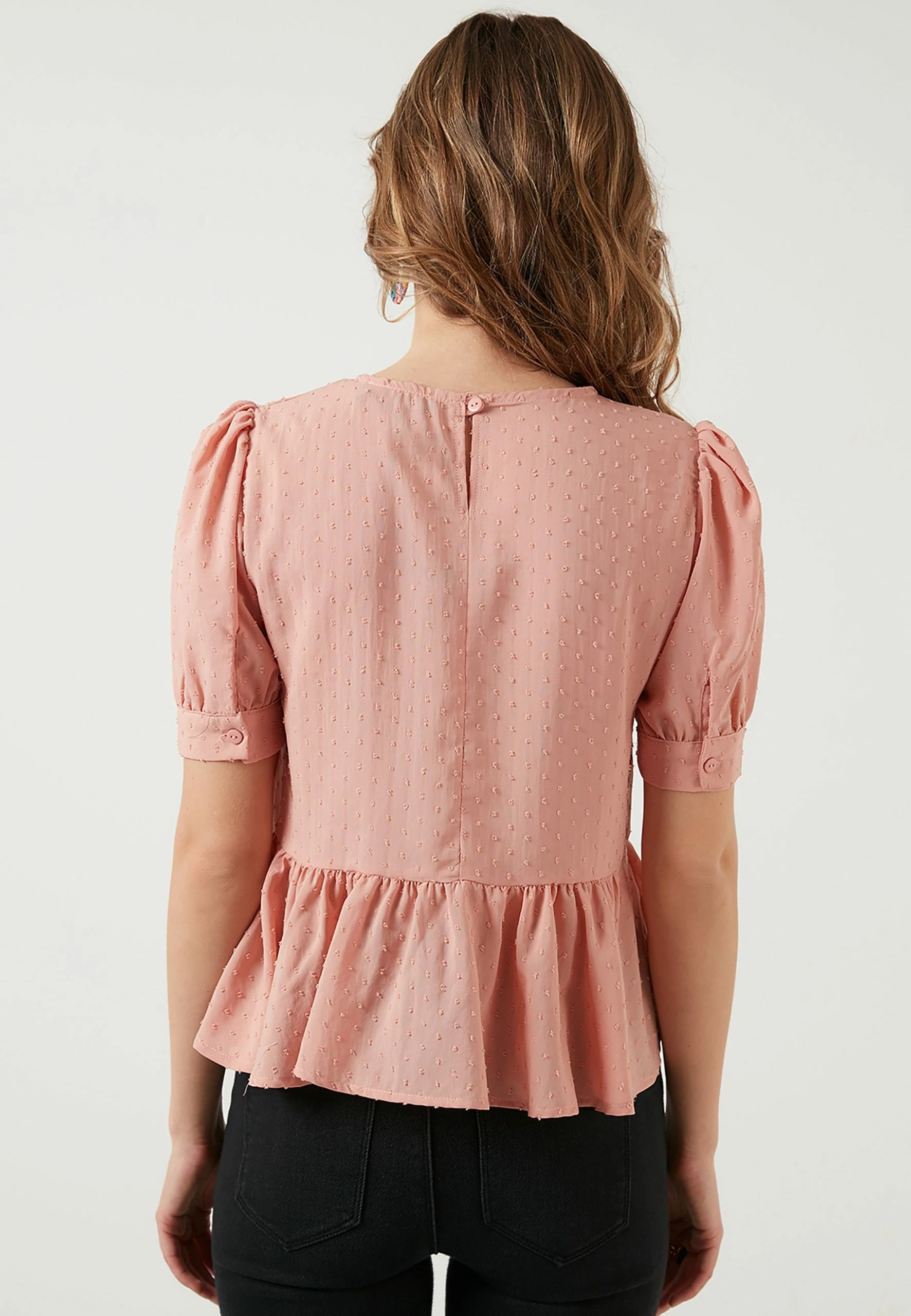 LELA Slim Fit - Blouse - Powder Pink 4 LELA Slim Fit - Blouse - Powder Pink - Afbeelding 2