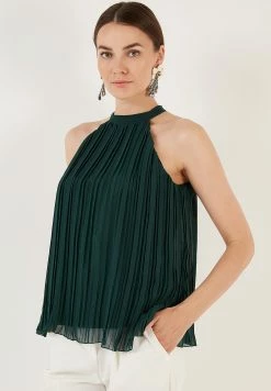 LELA Regular Fit - Blouse - Emerald Green -LELA Winkel 507aa353d91f4ae6ac0c31775aa84e1c