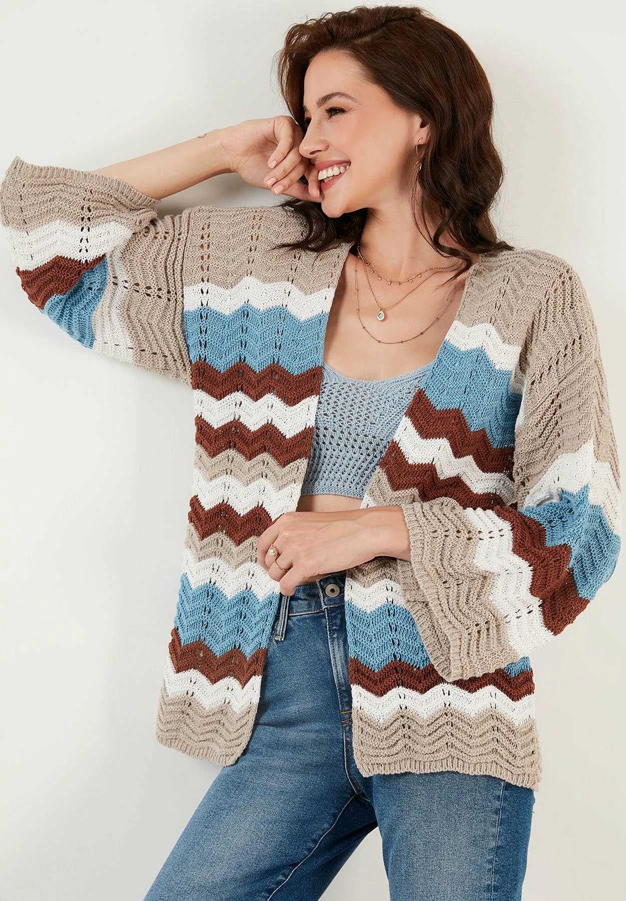 LELA Regular Fit - Vest - Mink 8 LELA Regular Fit - Vest - Mink - Afbeelding 6