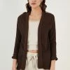 LELA Regular Fit - Vest - Brown