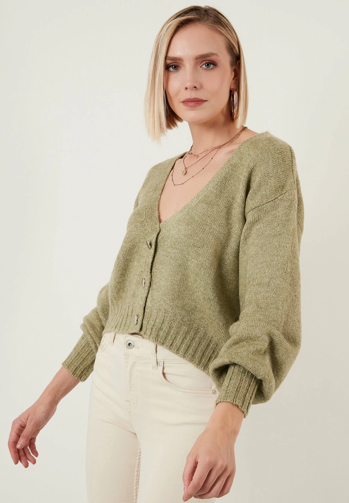 LELA Vest - Khaki 7 LELA Vest - Khaki - Afbeelding 5