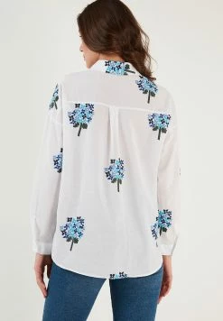 LELA Overhemdblouse - White -LELA Winkel 52b85f5b7f4e4be0a58f9f01e4a2da75